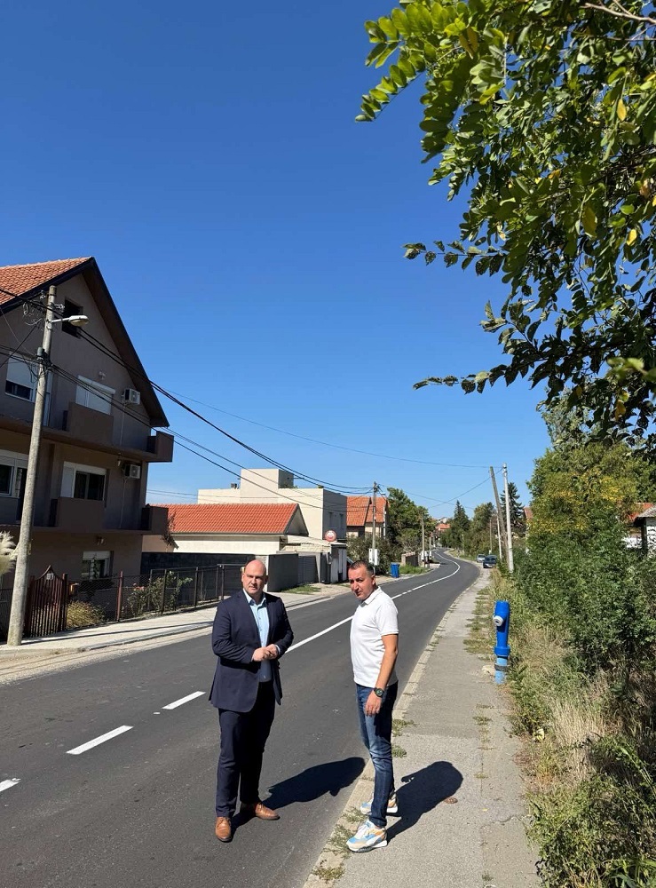 Асфалтирана Улица Љубе Ранковића у Остружници