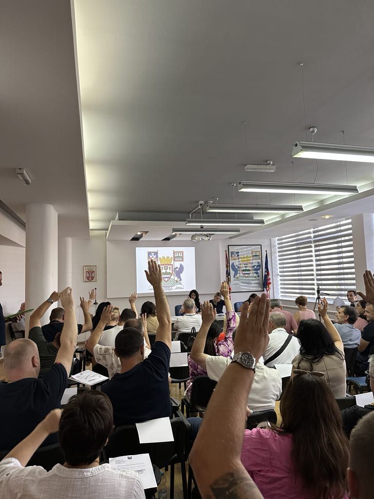 ИЗВЕШТАЈ СА 9. СЕДНИЦЕ СКУПШТИНЕ ГРАДСКЕ ОПШТИНЕ ЧУКАРИЦА ОДРЖАНЕ 08.07.2025. године У СВЕЧАНОЈ САЛИ ГО ЧУКАРИЦА