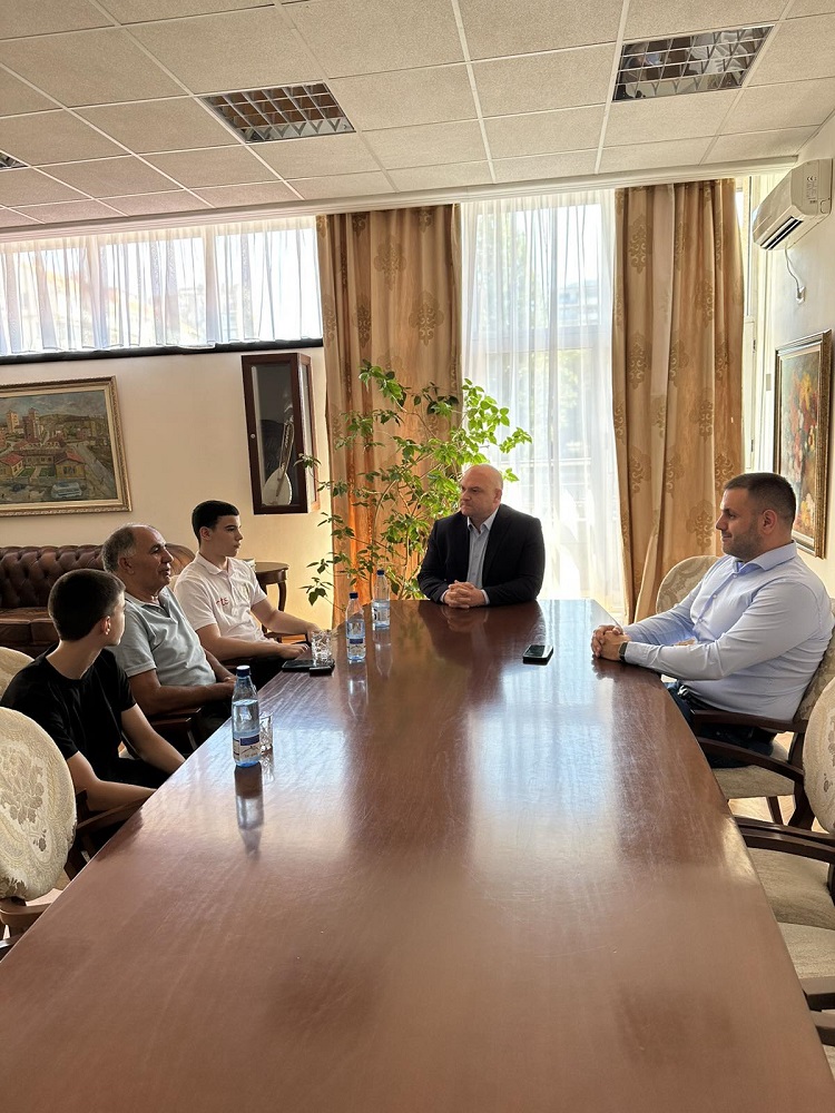 Пријем за европског шампиона Виктора Мајсторовића у општини Чукарица