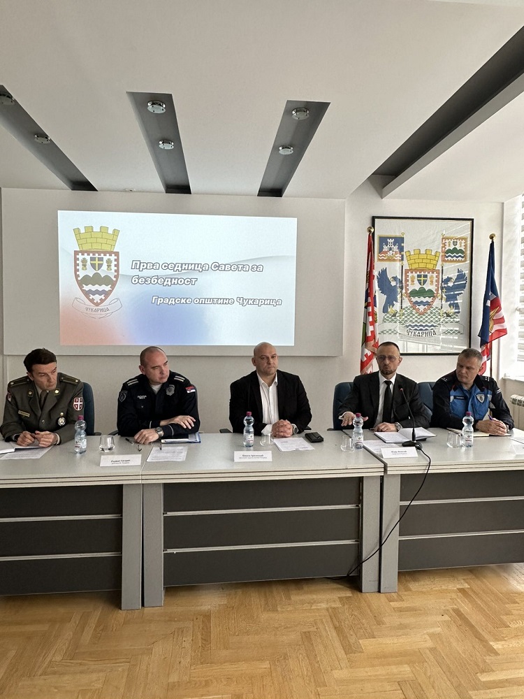 Одржана прва седница Савета за безбедност на територији Градске општине Чукарица