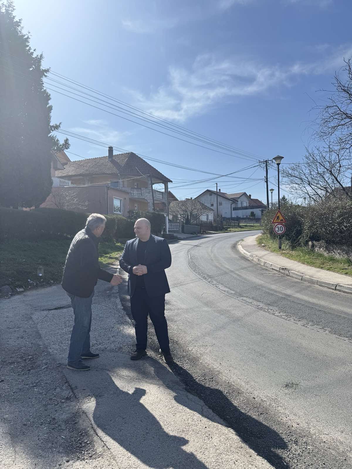 Санација Улице ослобођења у Рушњу