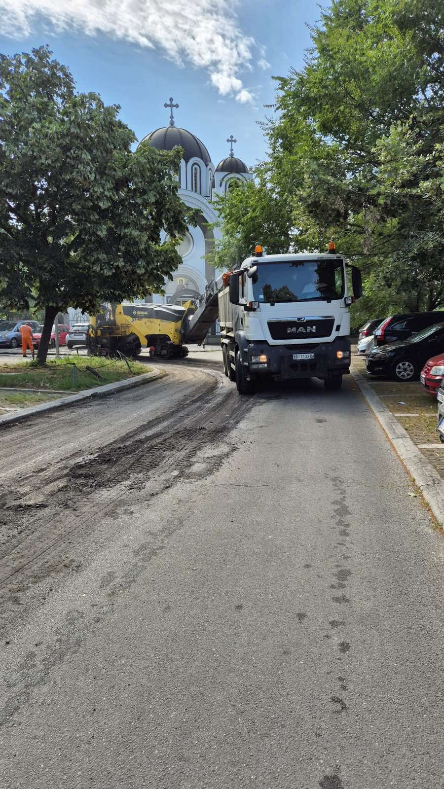 Реконструкција улица на Чукаричкој падини