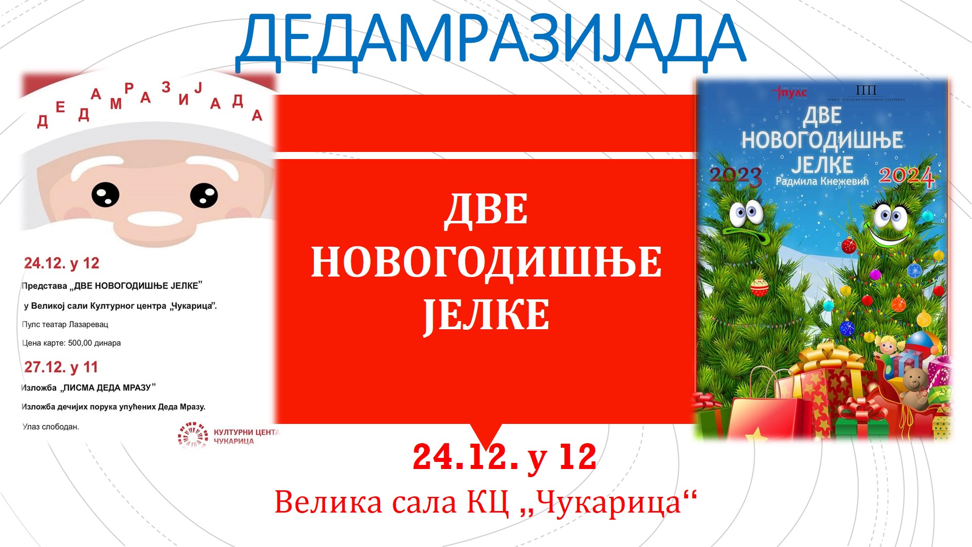 Дружење са Деда Мразом и новогодишња представа   Дружење са Деда Мразом и новогодишња представа