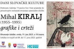ДАНИ СЛОВАЧКЕ КУЛТУРЕ У ГАЛЕРИЈИ `73 - Сећање на Михала Кираља (1955-1995)