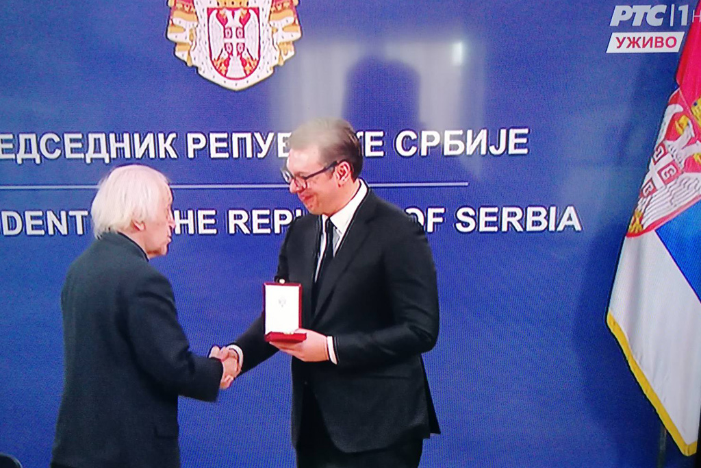 Држава Србија доделила Сретењски орден Ђорђу Кадијевићу 