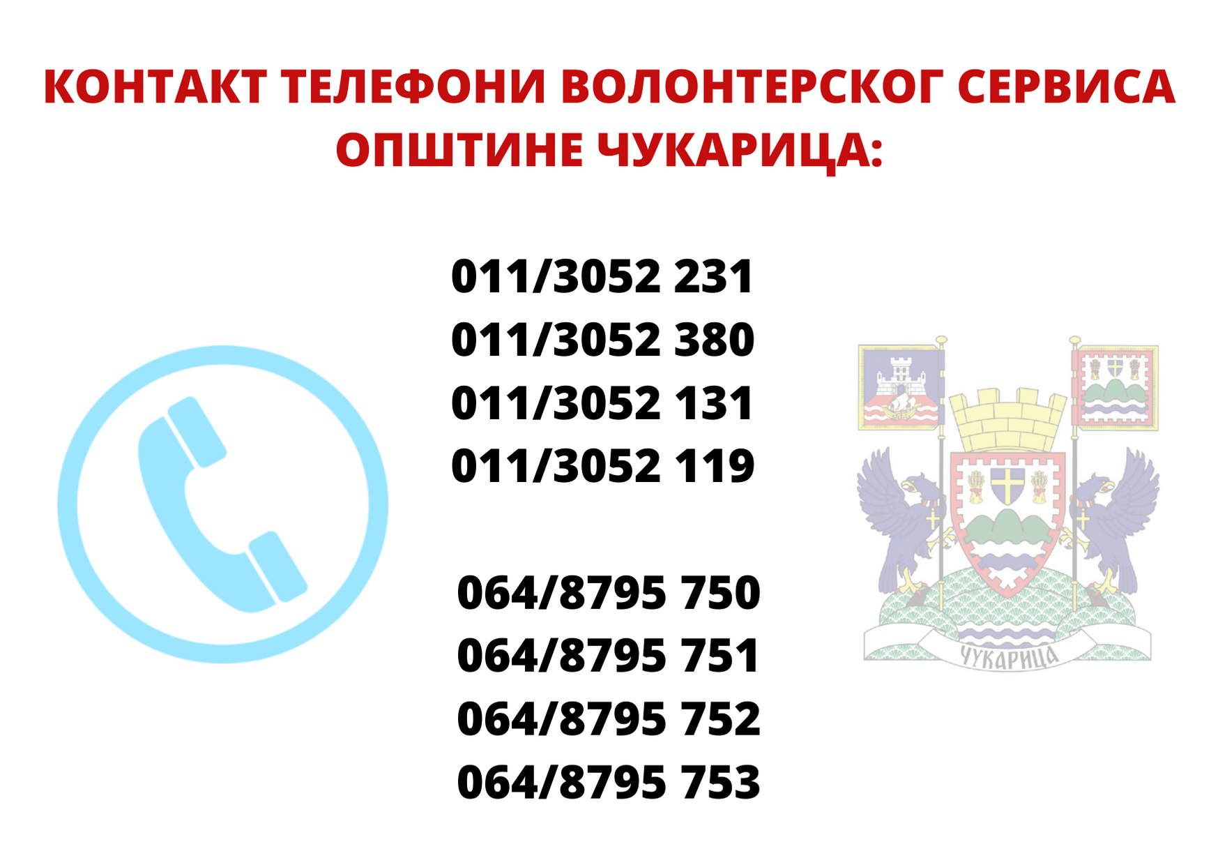 Волонтерски сервис увео још четири додатне телефонске линије