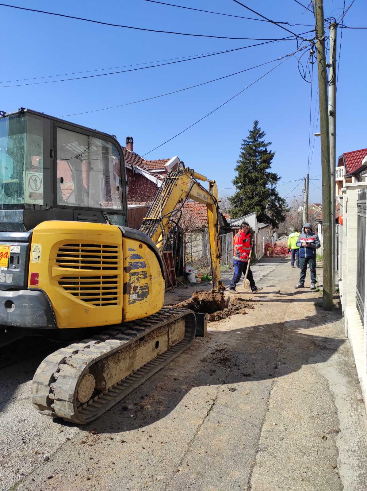 Изградња секундарне фекалне канализације у Улици Мирка Поштића