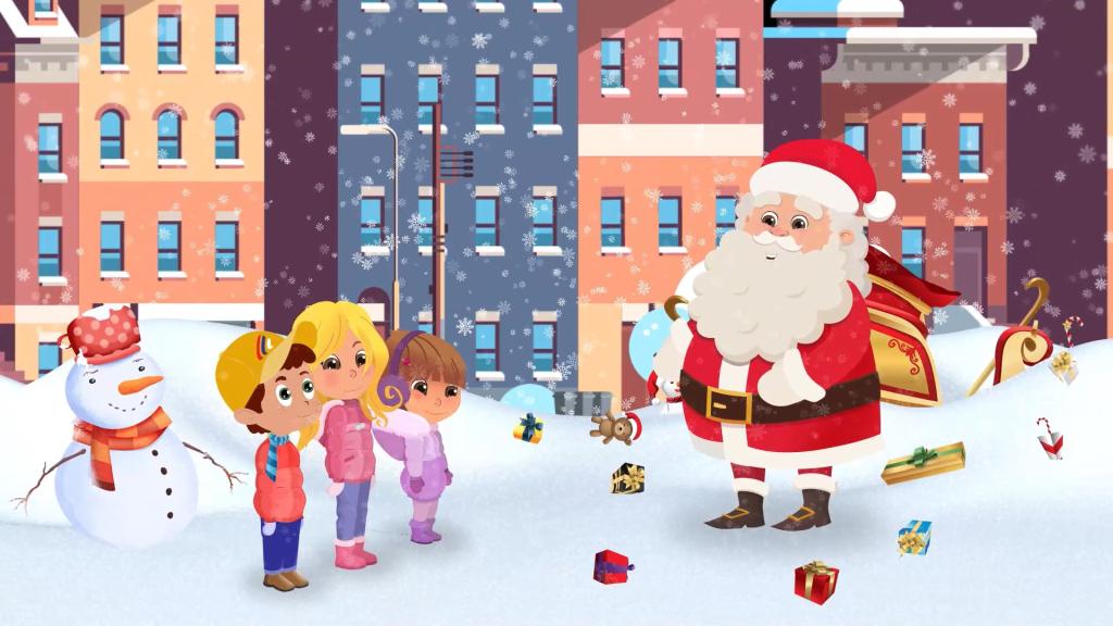 Нова епизода цртаног филма „Лола, Мила и Пажљивко - Дан са Деда Мразом“